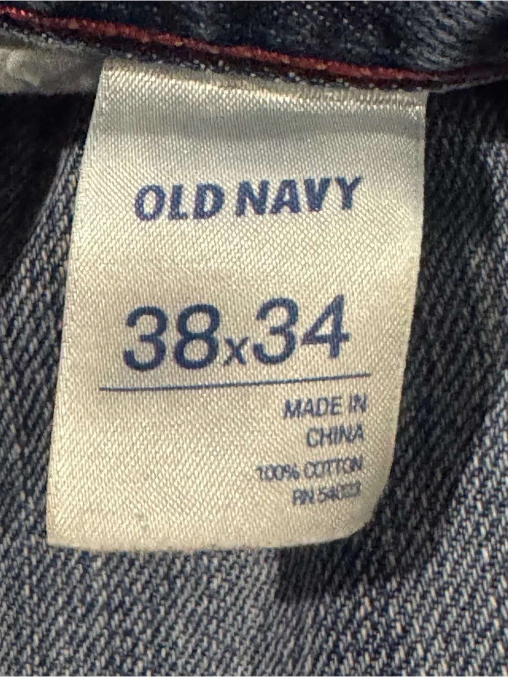 Old Navy Men’s Bootcut Denim Jeans Size 38x34